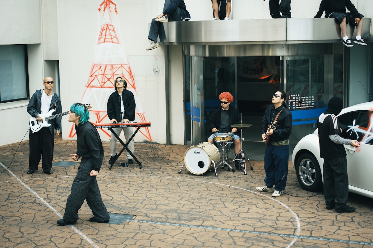 「All in」ミュージックビデオの撮影風景。