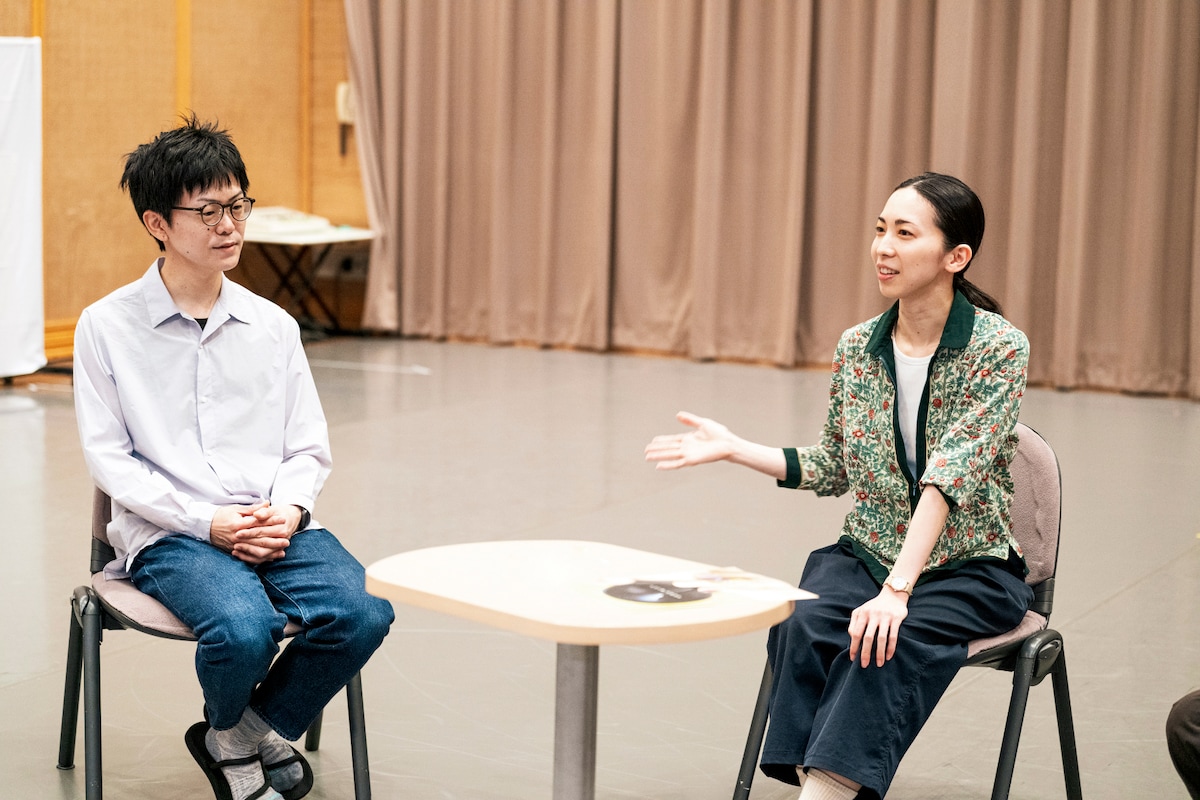 左から熊木進、中村蓉。