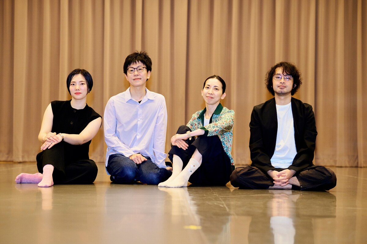 左から内堀愛菜、熊木進、中村蓉、中瀬俊介。