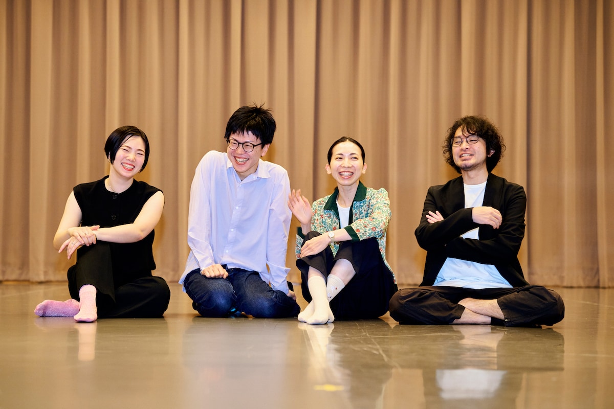 左から内堀愛菜、熊木進、中村蓉、中瀬俊介。