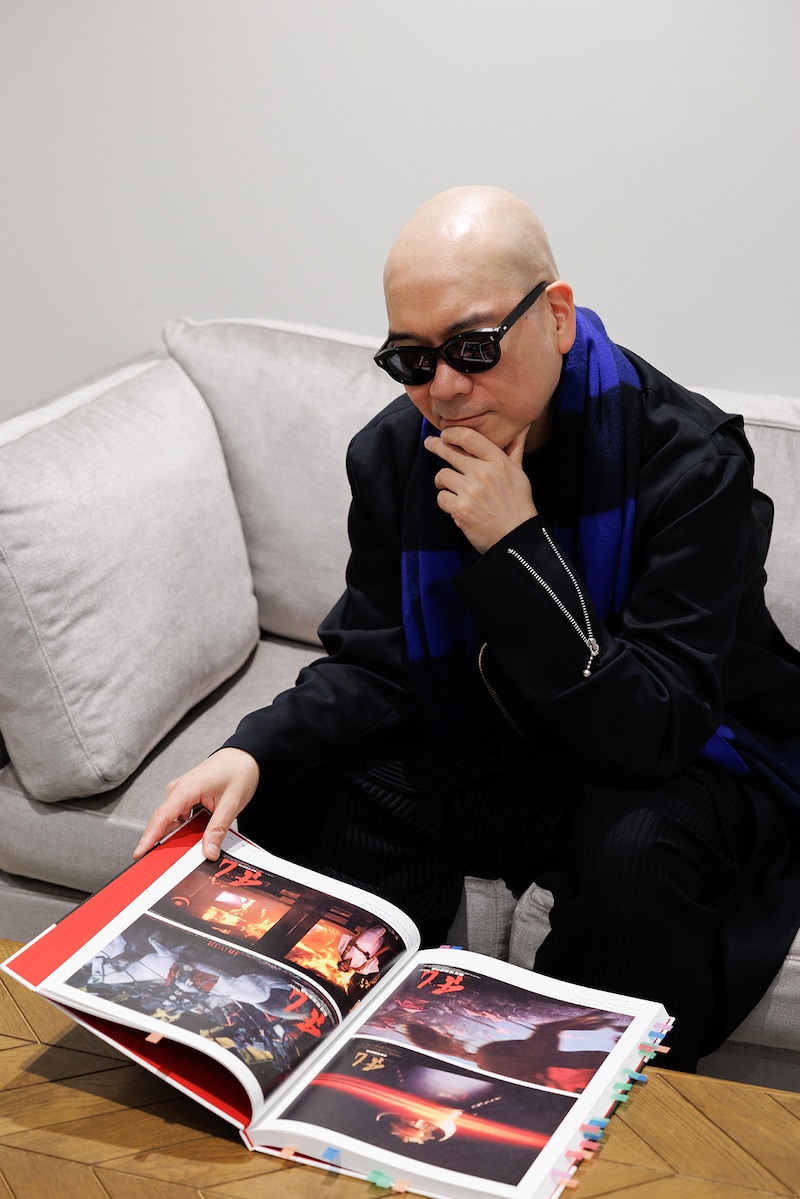 「乱」のポスターを眺める宇多丸