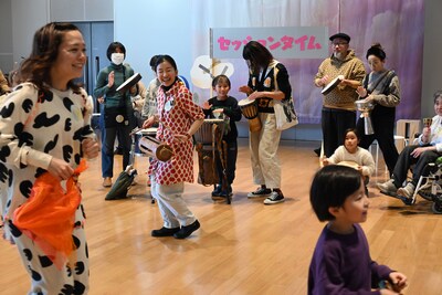 「打楽器セッション」の様子。