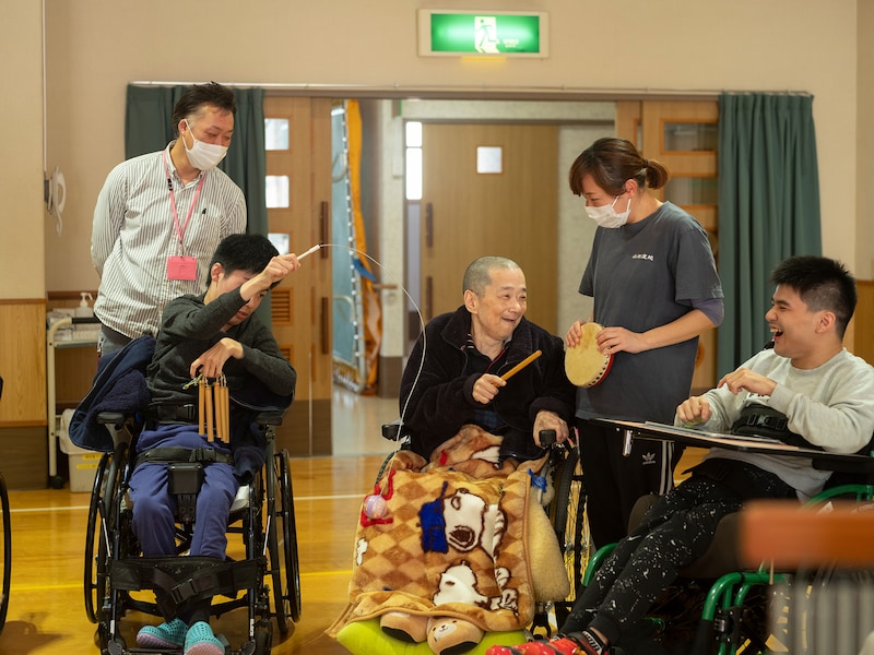 ソーレ平塚で行われたワークショップの様子。（撮影：加藤甫）