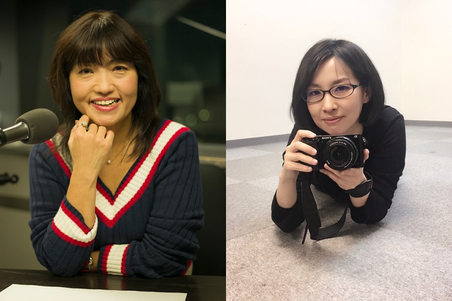 左から沖直実、沢井メグ。