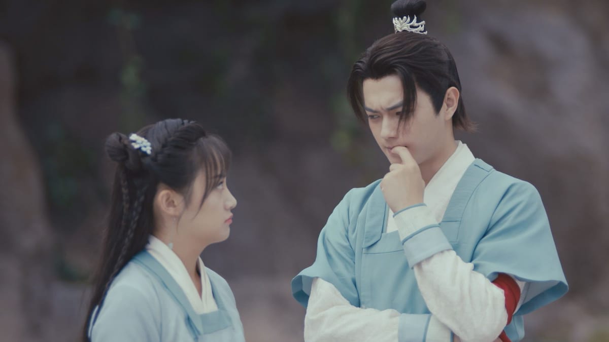 「天舞紀～トキメキ☆恋空書院～」より、シュー・カイ演じる李玄（右）、ウー・ジアイー演じる蘇猶憐（左）。©BEIJING IQIYI SCIENCE & TECHNOLOGY CO., LTD.