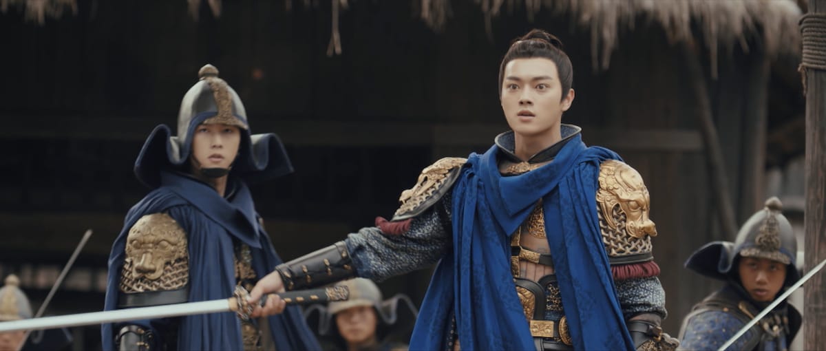 「大唐流流～宮廷を支えた若き女官～」より、シュー・カイ演じる盛楚慕（右）。© Huanyu Entertainment