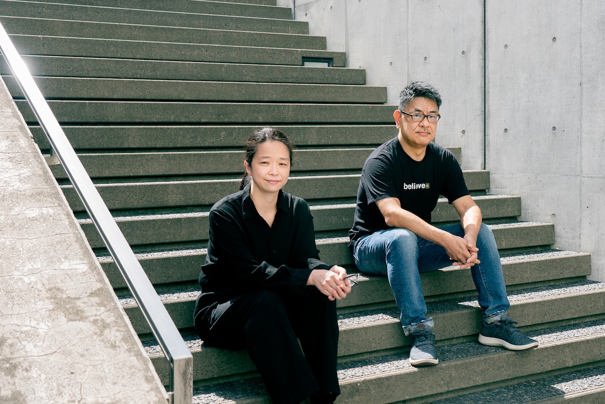 左から小川絵梨子、広田敦郎。