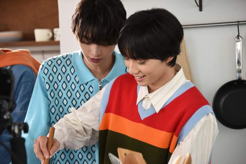 近藤駿太と森田璃空。