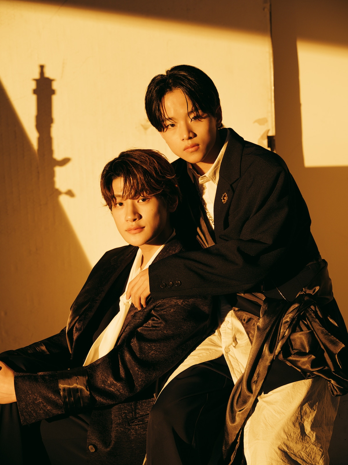 左から芳賀柊斗、武田創世。