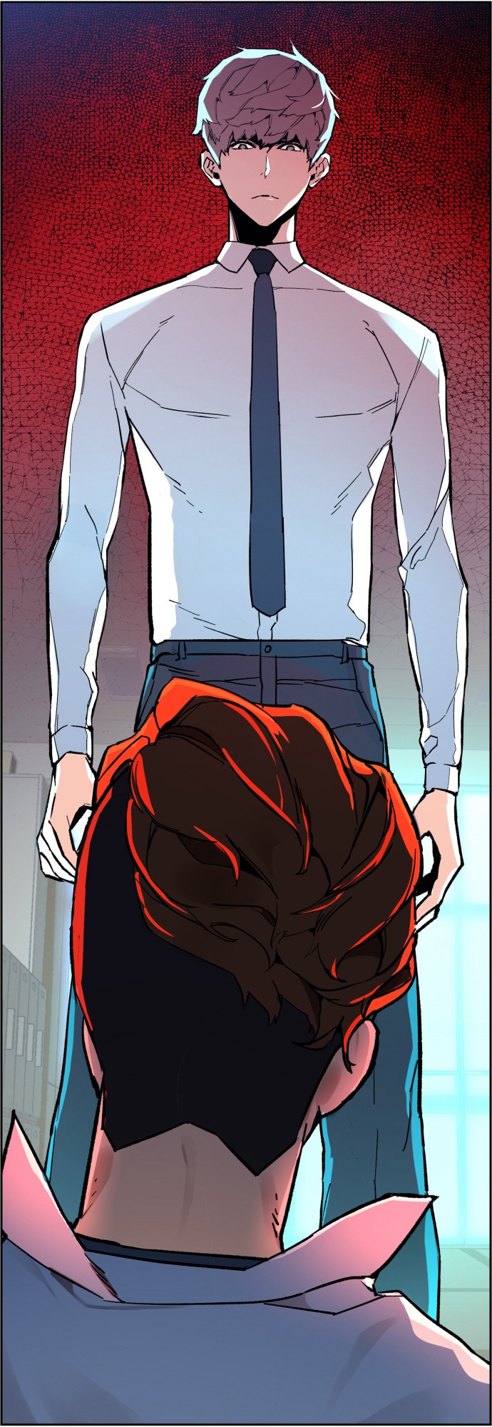 「入学傭兵」より。妹の由利奈へは優しい笑顔を向ける壮馬だが、彼女に敵対する奴らには容赦しない。