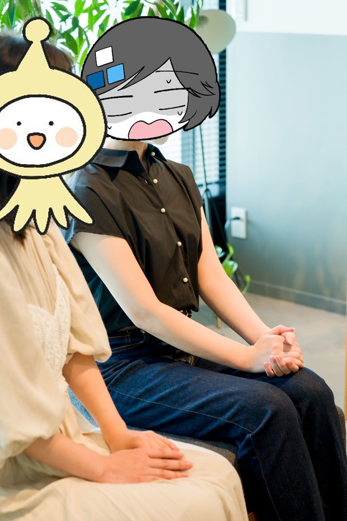 左からぽむ、蓬餅。