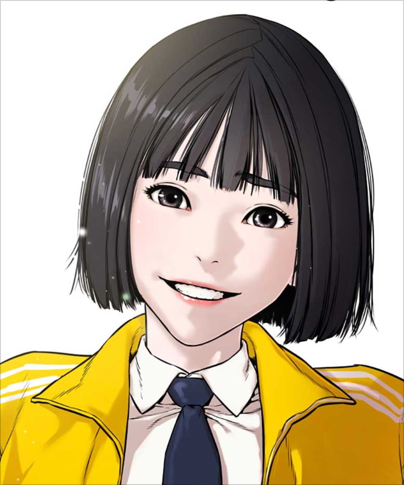 八潮秋（CV：竹達彩奈）©PTJ cartoon company・金正賢スタジオ/LINE Digital Frontier