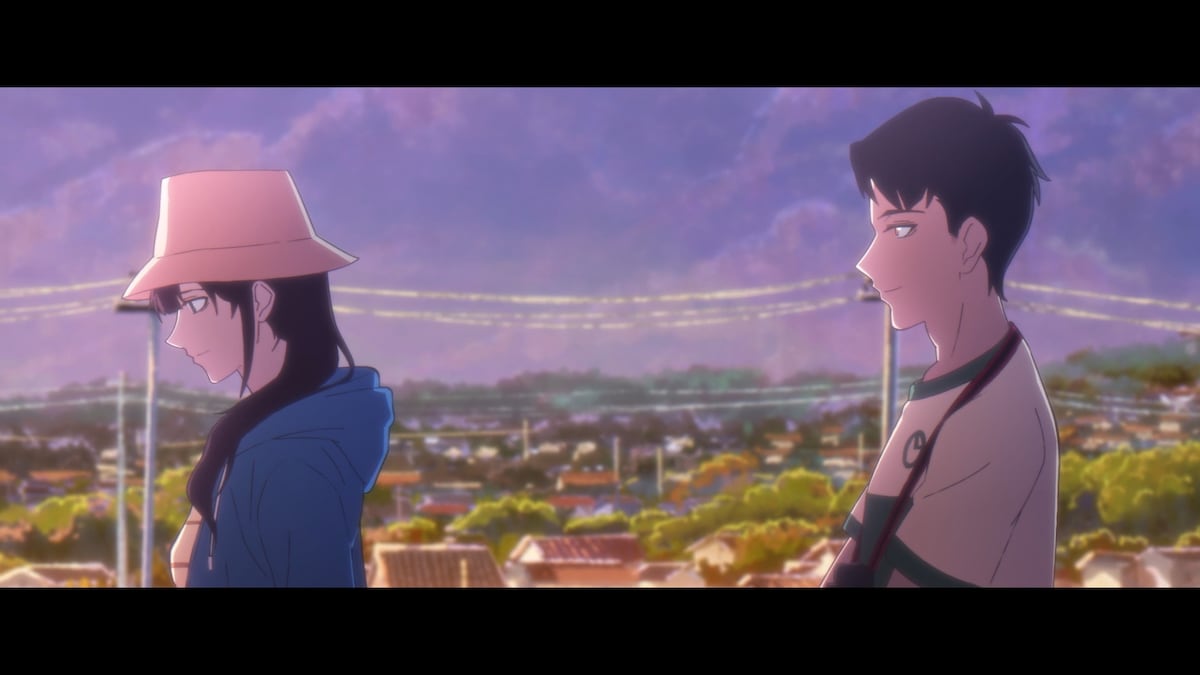 第4話より。今後の展望について語る陳瀟と劉萌。