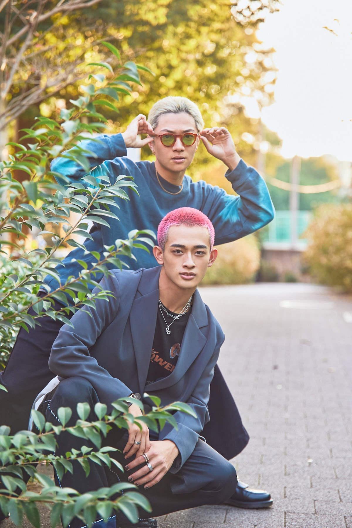 上から諸星翔希（7ORDER）、桑山隆太（WATWING）。