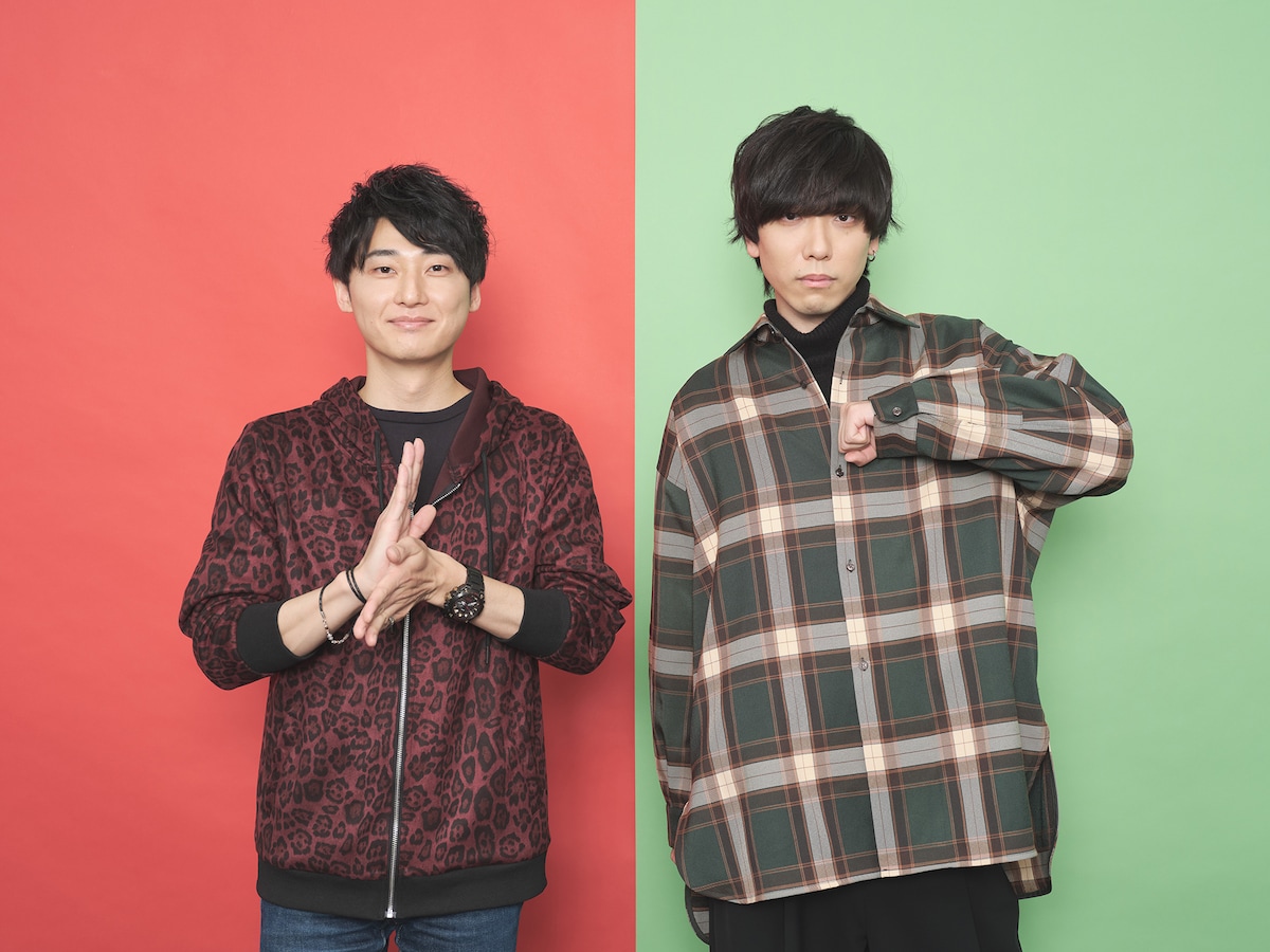 左から新井良平、竹田海渡。