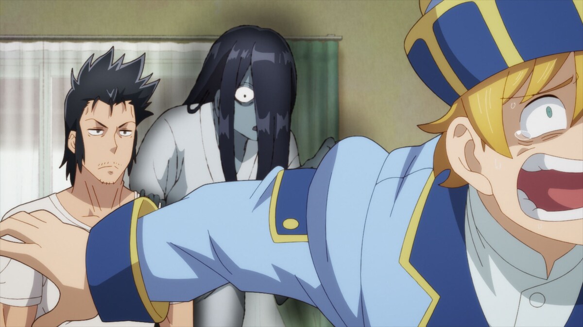 TVアニメ「Lv1魔王とワンルーム勇者」第3話より。