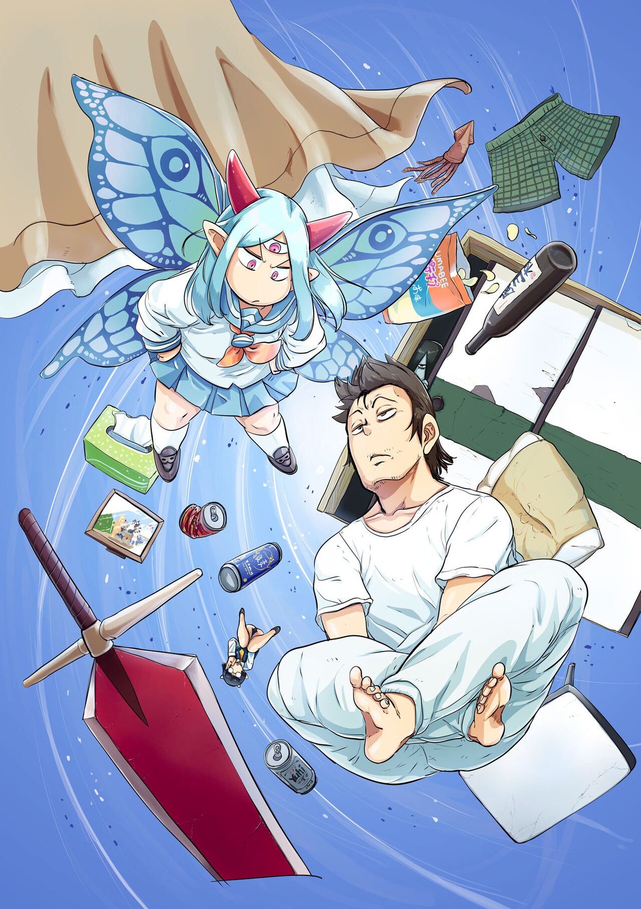 異世界魔王ごっこ～魔王は姫を倒したくない!～ 1 イラストサイン本 81acvGsPJ9L.jpg_BO30,255,255,