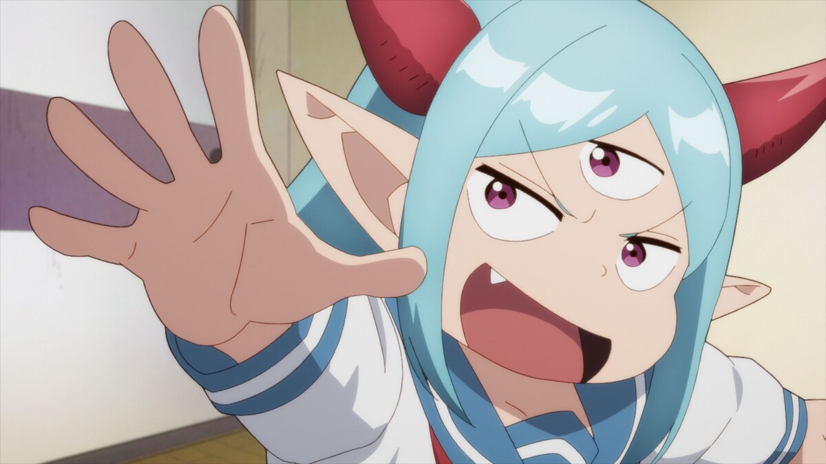 TVアニメ「Lv1魔王とワンルーム勇者」第4話より。