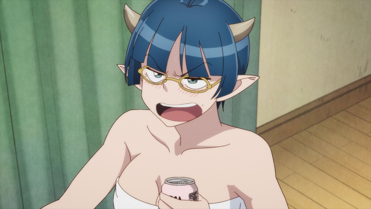 TVアニメ「Lv1魔王とワンルーム勇者」第2話より。