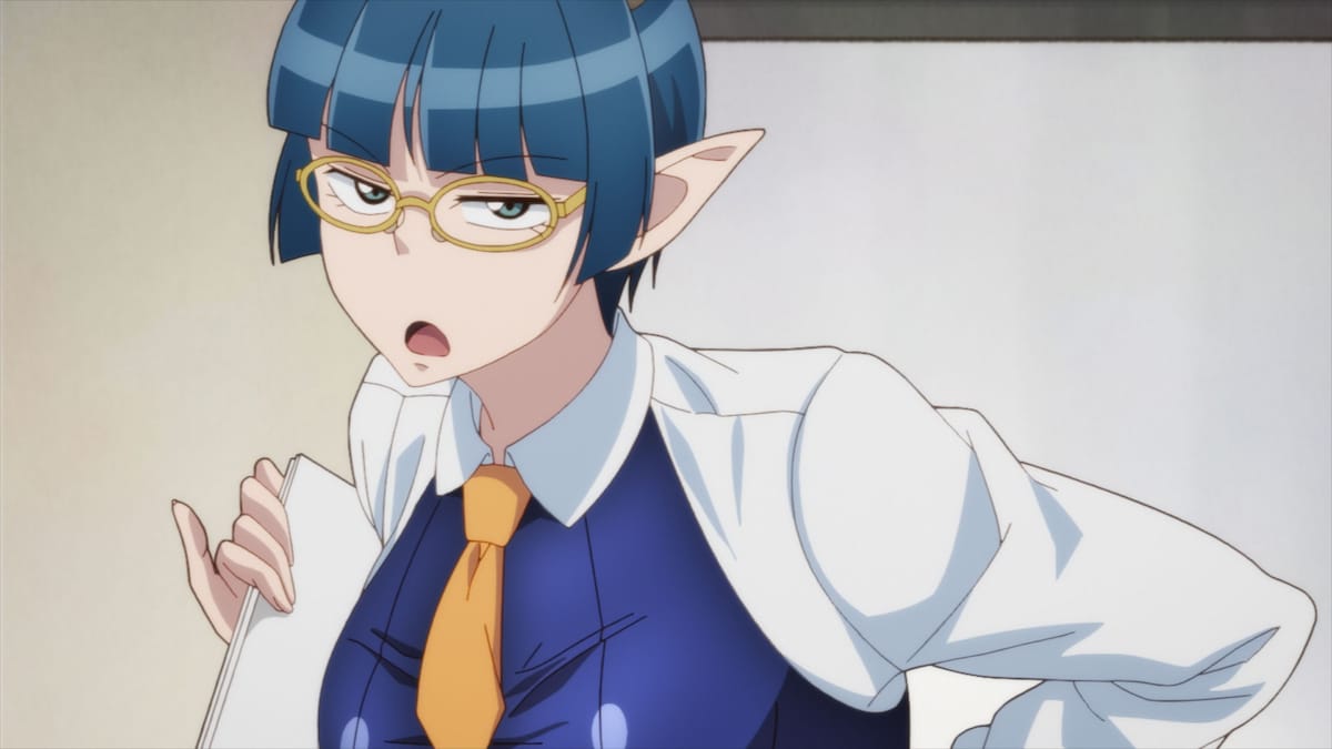 TVアニメ「Lv1魔王とワンルーム勇者」第4話より。