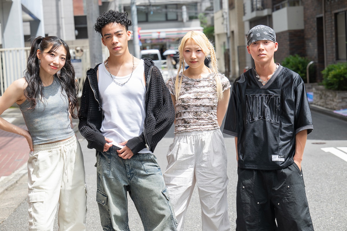 「to be continued」の制作に携わったmana、malik、sayo、tmrw（左から）。