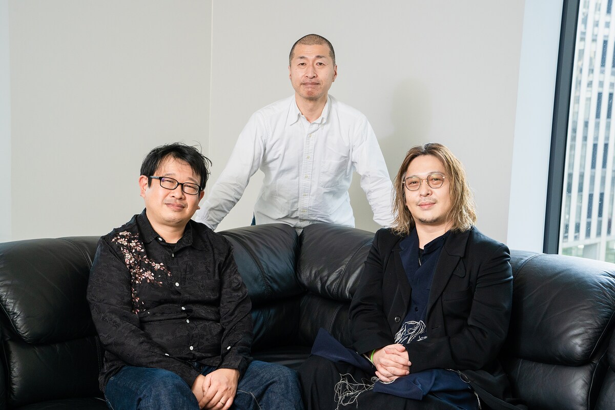 左から毛利亘宏、藤澤経清、西田大輔。