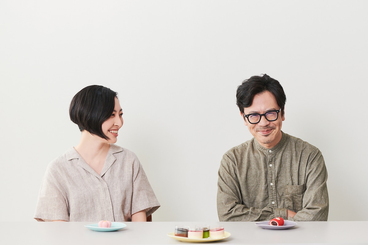 左から坂本真綾、岸田繁(くるり)。