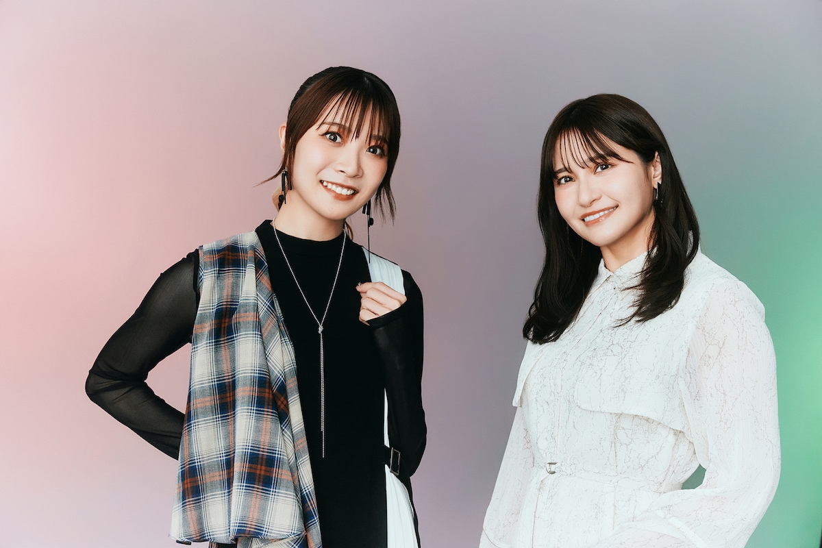 左からMay'n、中島愛。