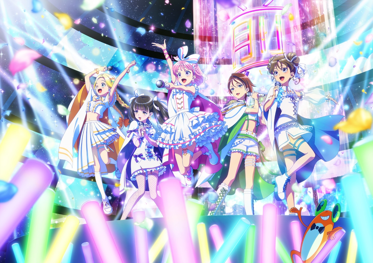 オリジナルアニメ「前橋ウィッチーズ」キービジュアル。中央が主人公の赤城ユイナ。