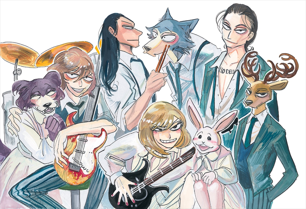 完成したコラボイラスト。