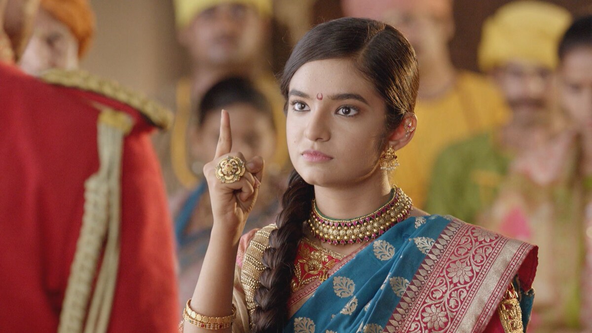 「マニカルニカ～剣をとった王妃～」より、アヌシュカ・セン演じるマニカルニカ。