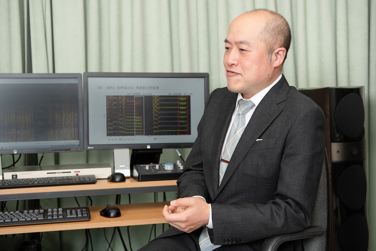 日本音響研究所・鈴木創所長。