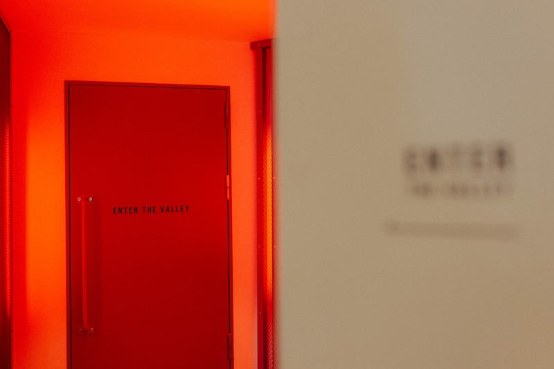 ライブエリアへの入り口。