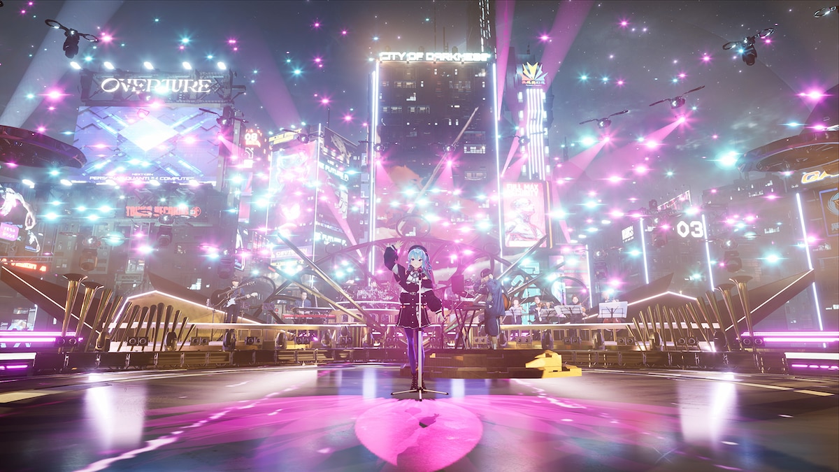 「Midnight Grand Orchestra 1st VIRTUAL LIVE "Overture"」の様子。