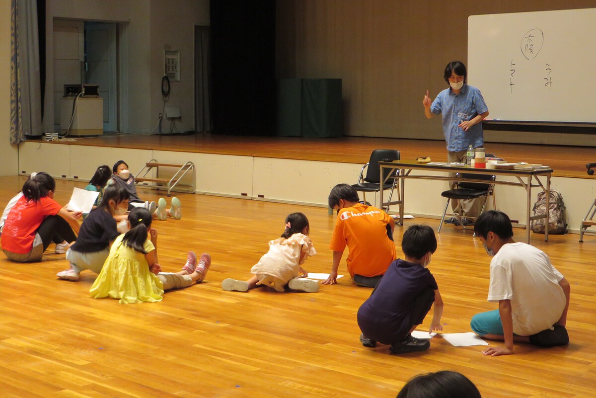 ワークショップの様子。