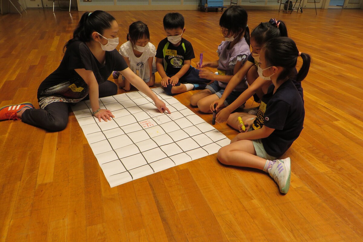 ワークショップの様子。