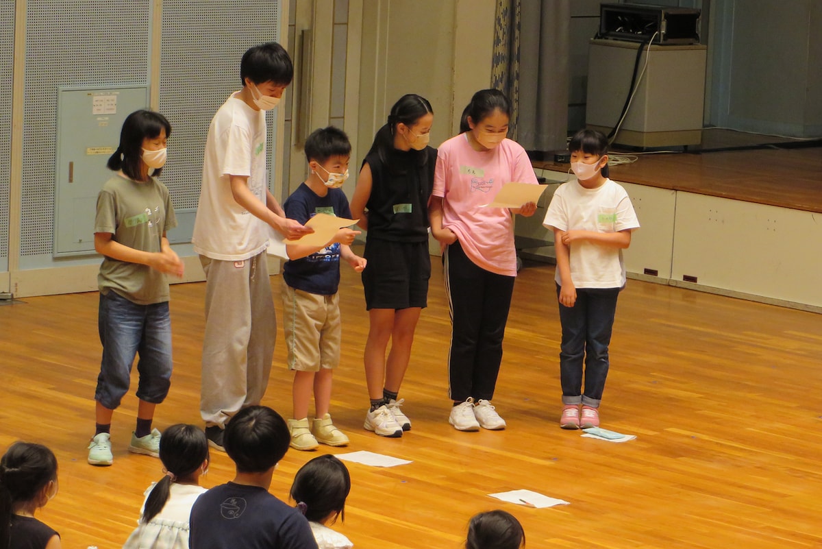 ワークショップの様子。