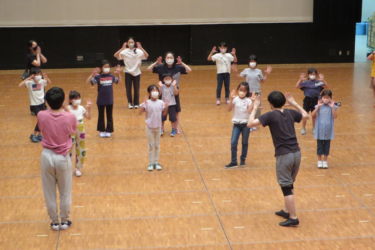 ワークショップの様子。