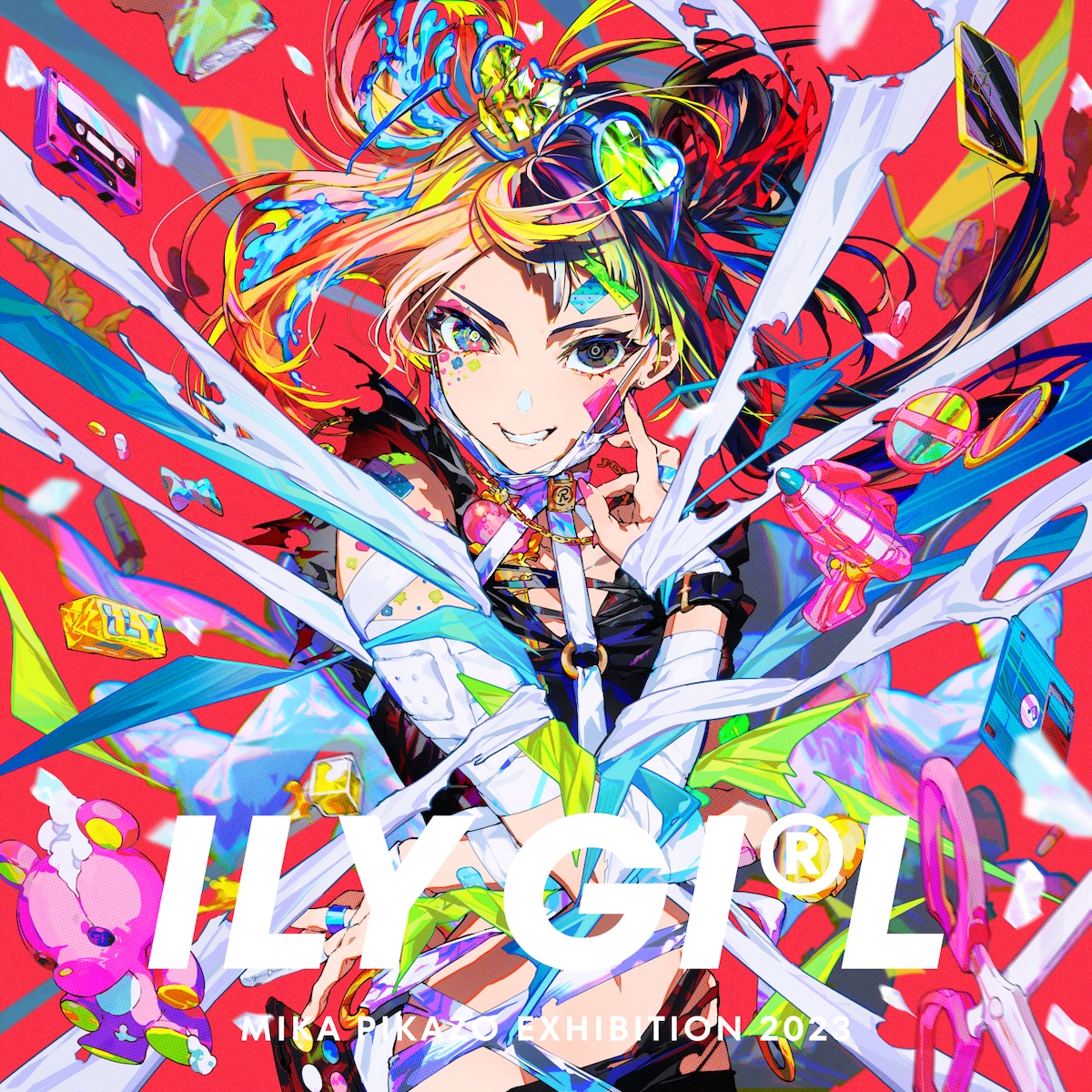 Mika Pikazo個展「ILY GIRL」メインビジュアル