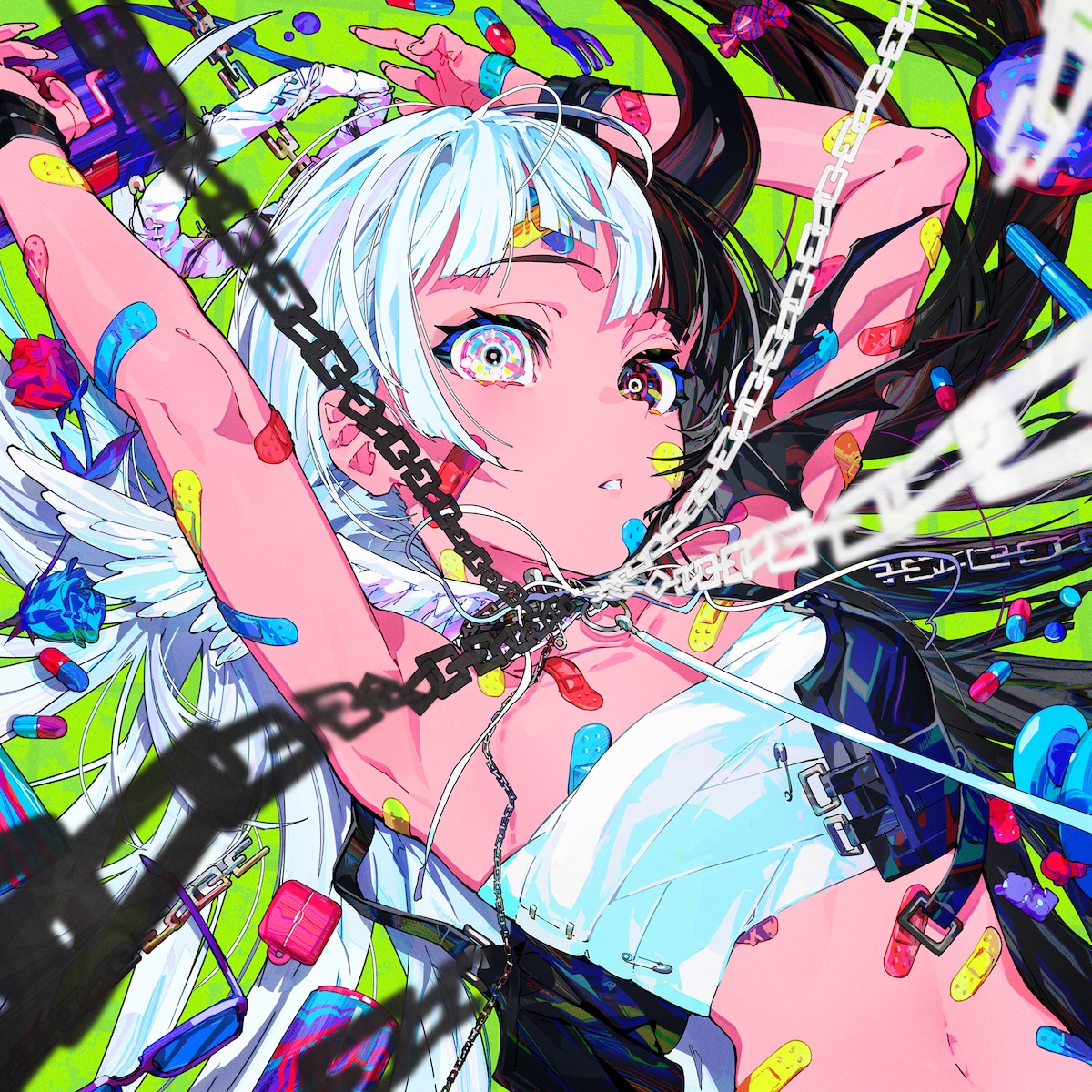 「ILY GIRL」展示作品より「BAD GIRL」。