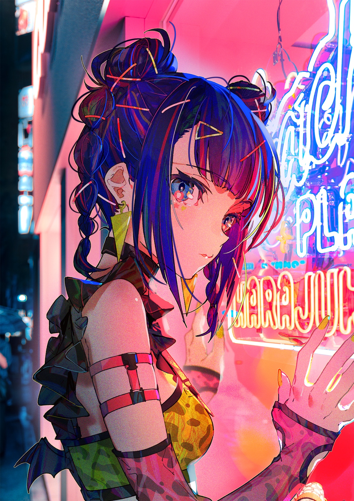 「ILY GIRL」展示作品より「TOKYO GIRL -GAZE」。