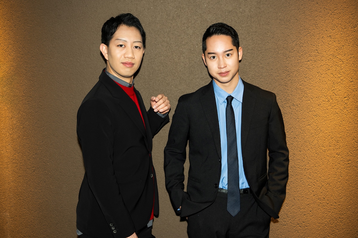 左から中村壱太郎、中村虎之介。