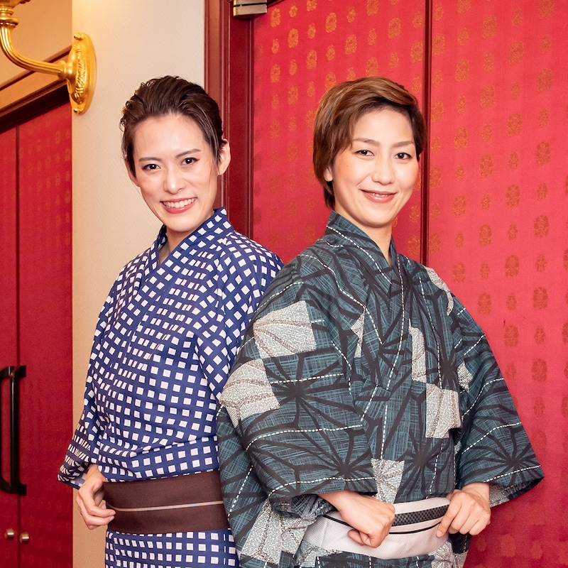 左から翼和希、華月奏。