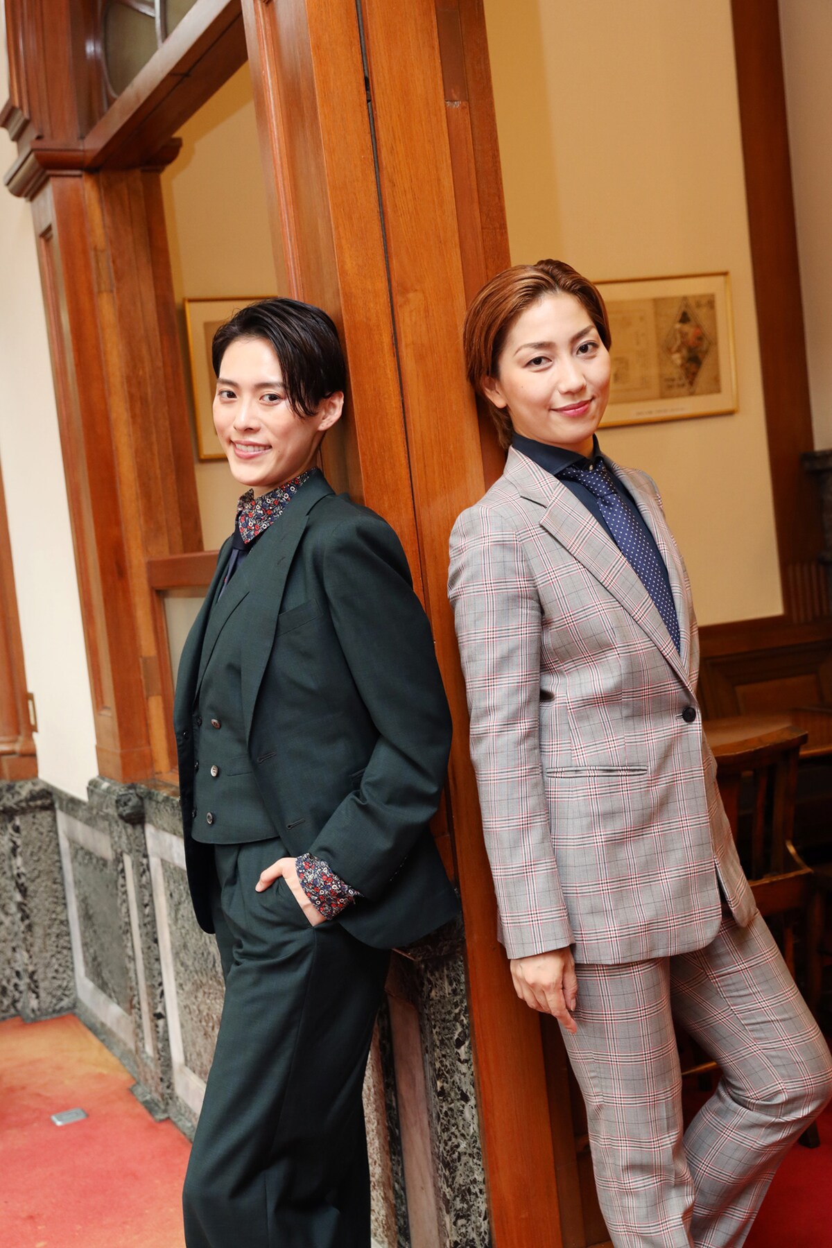 左から翼和希、華月奏。