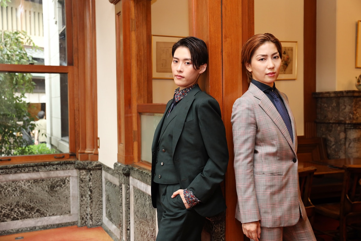 左から翼和希、華月奏。