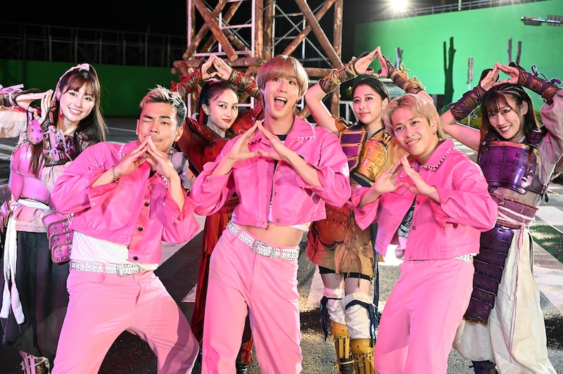 ももいろクローバーZとパワーパフボーイズ。