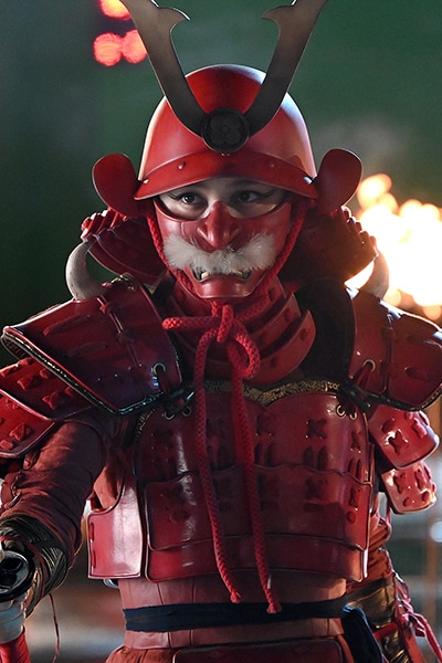 フル装備の百田夏菜子。