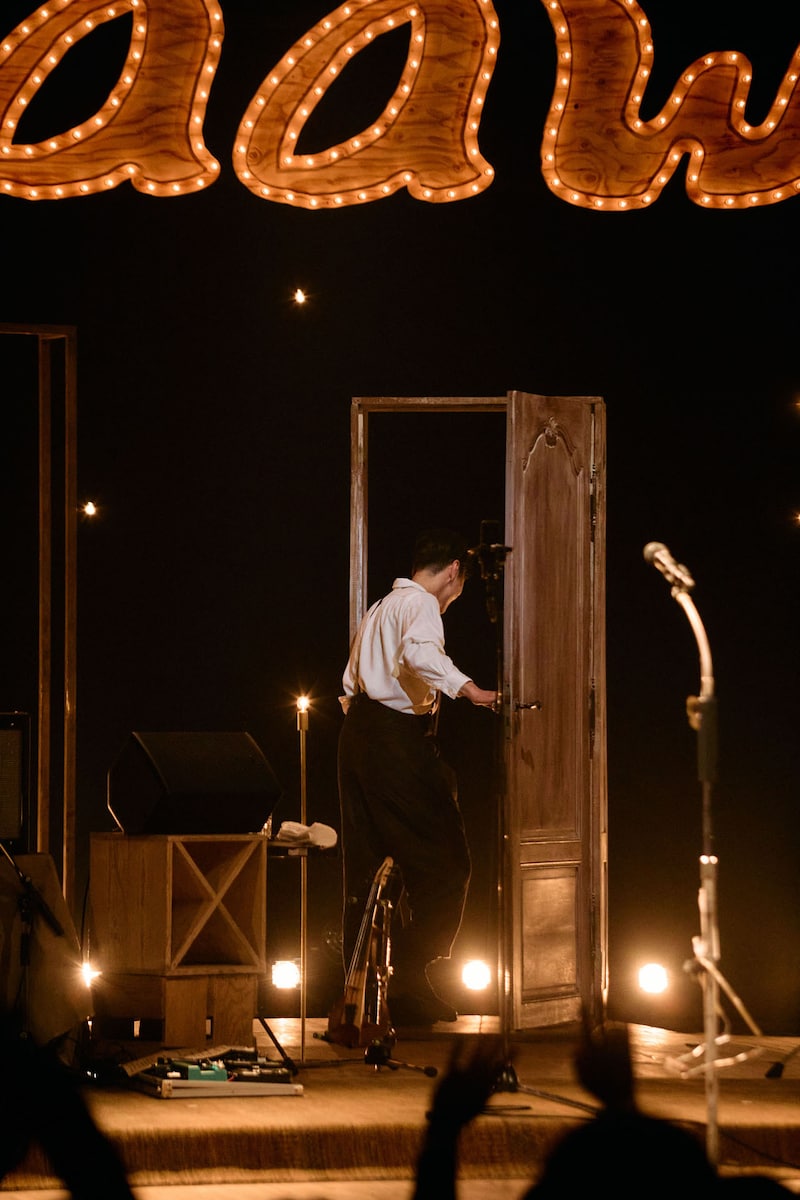 「Yeeeehaaaaw!」初日のワンシーン。