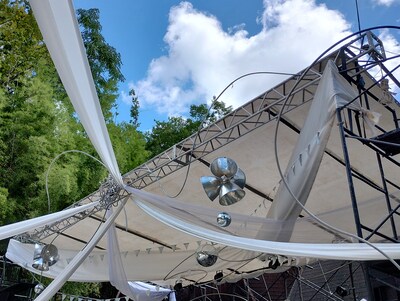 「moto g52j 5G Ⅱ」で撮影した「ONE MUSIC CAMP」の会場内。（撮影：取材スタッフ）