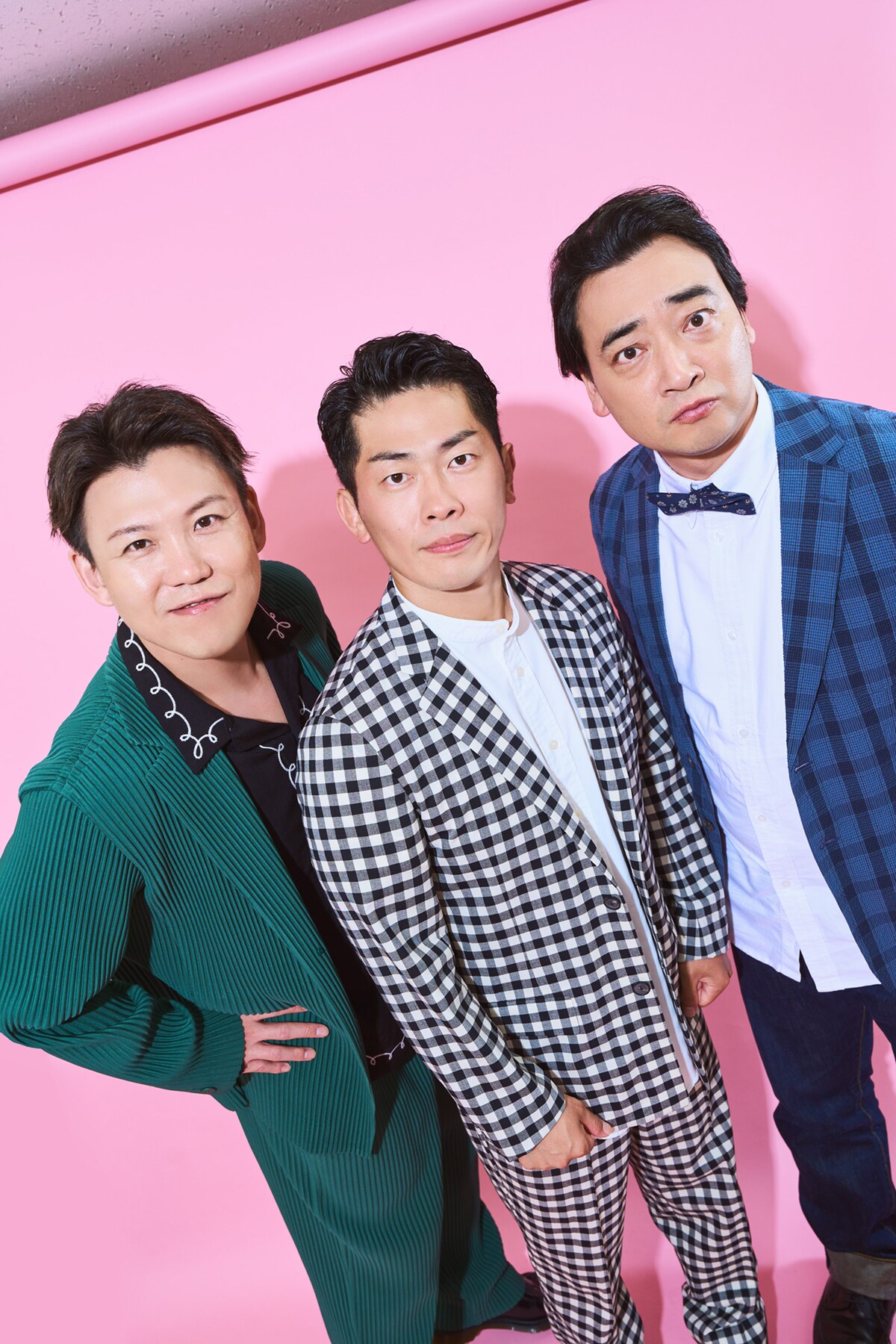 お笑いトリオのジャングルポケット。